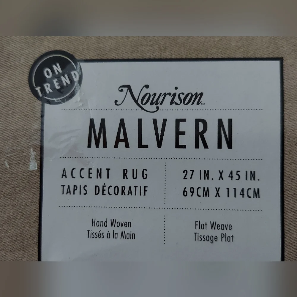 NWT Nourison Malvern Small Area Rug Blues and Reds
